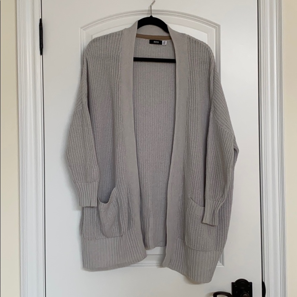 BDG grey cardigan